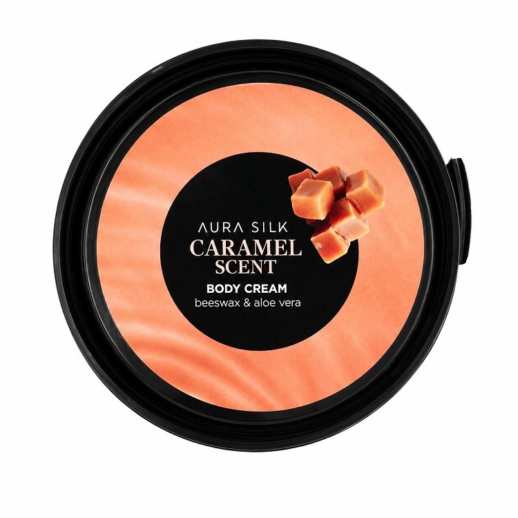 AuraSilk Korpercreme Karamell 250ml