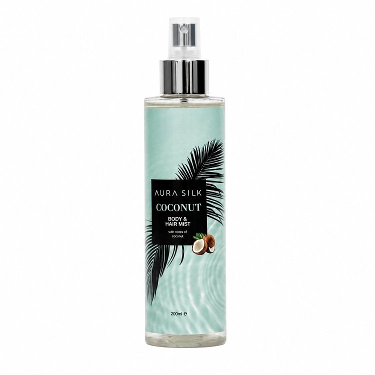 AuraSilk Body & Hair Mist Coconut 200ml