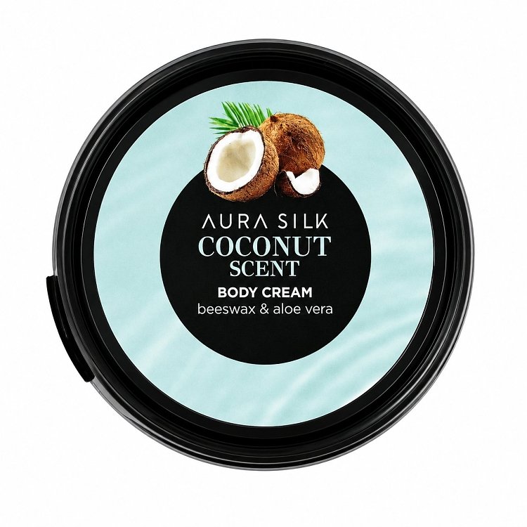 AuraSilk Coconut Body Cream 250ml