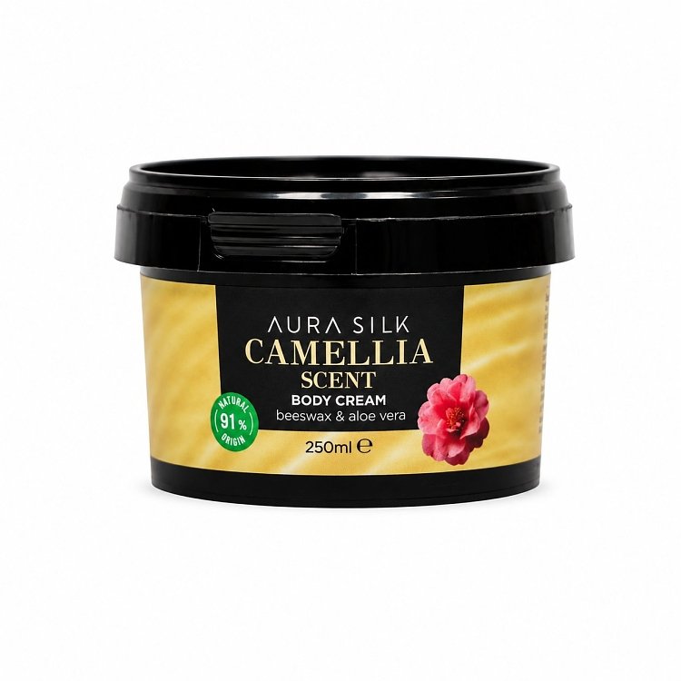 AuraSilk Camellia Body Cream 250ml