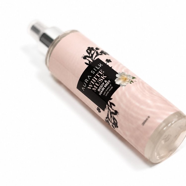 AuraSilk Body & Hair Mist White Musk 200ml