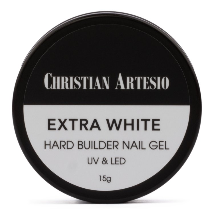 Uv/Led Hard Builder Nail Gel Extra White, Λευκό 15g