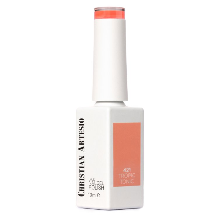 Ημιμόνιμο Βερνίκι Νυχιών Tropic Tonic Νο 421 Νέον Πορτοκαλί 10ml