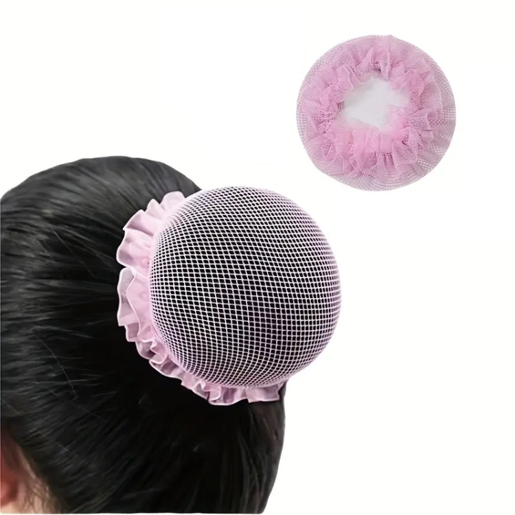 Φιλές Μαλλιών για Κότσο Ροζ 10 εκ. – Ιδανικός για Παιδιά & Μπαλέτο