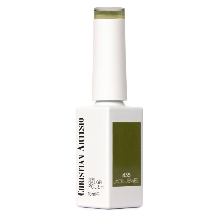 Ημιμόνιμο Βερνίκι Νυχιών Jade Jewel Νο 435 Χακί 10ml