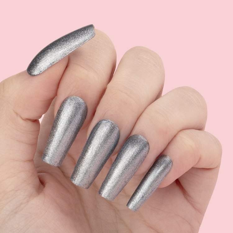 Nail Gel Polish No 440 Blue Metallic 10ml