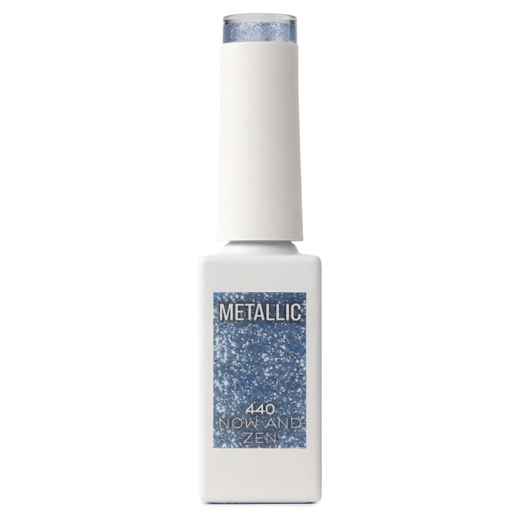 Nail Gel Polish No 440 Blue Metallic 10ml