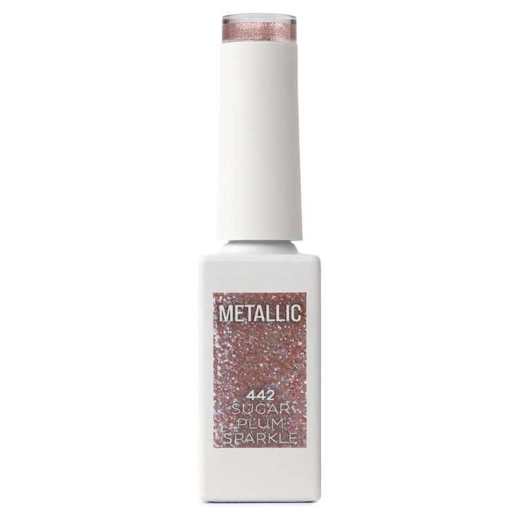 Nail Gel Polish No 442 Pink Metallic 10ml