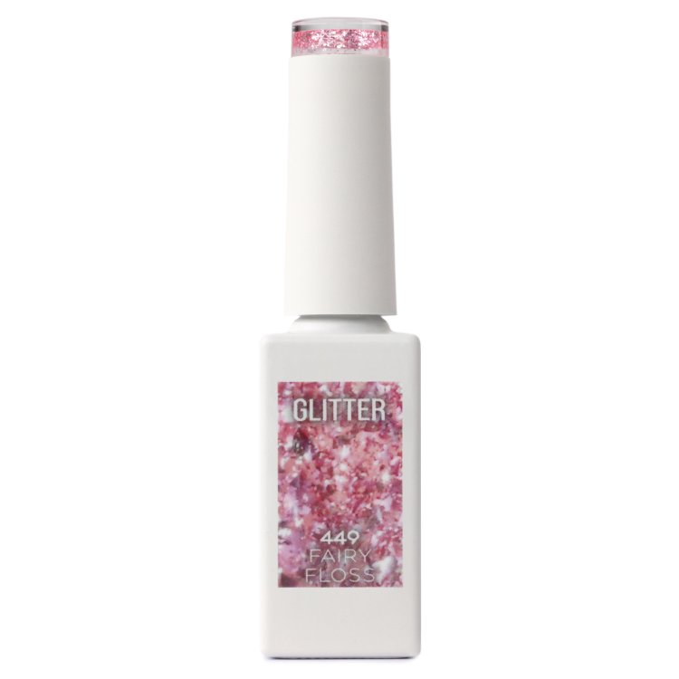 Ημιμόνιμο Βερνίκι Νυχιών Fairy Floss Νο 449 Ροζ Glitter 10ml