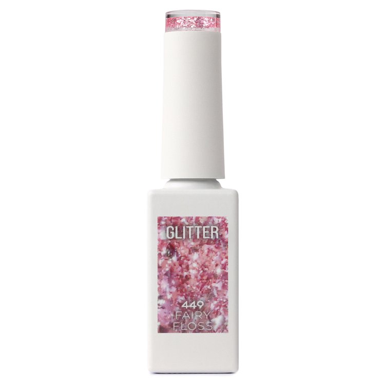 Ημιμόνιμο Βερνίκι Νυχιών Fairy Floss Νο 449 Ροζ Glitter 10ml