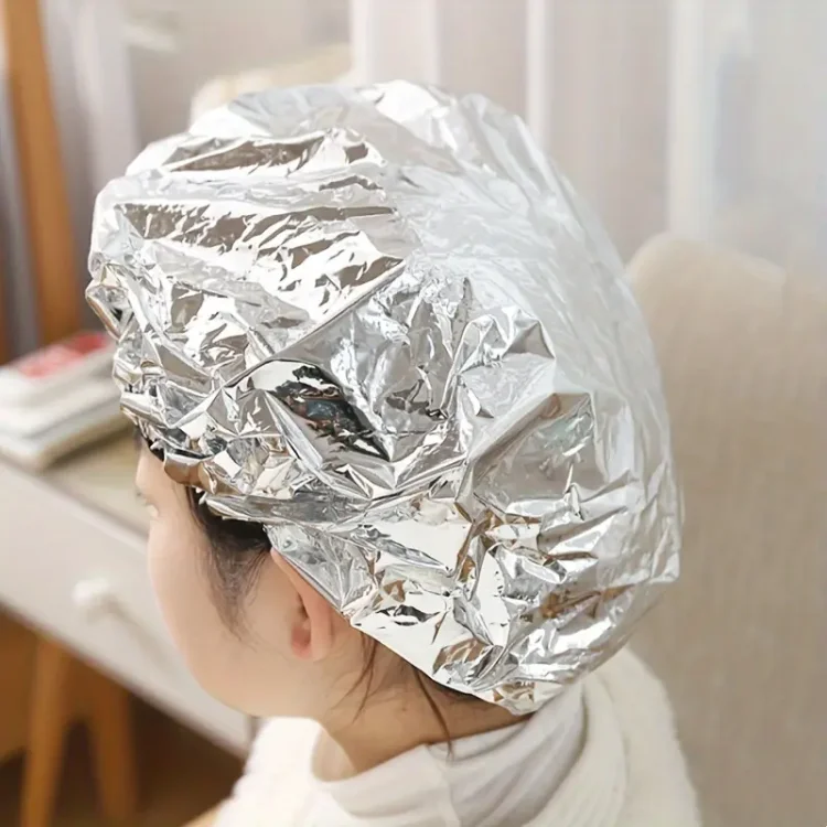 Ενισχυμένο Σκουφάκι Αλουμινίου Θερμότητας για Βαφές και Θεραπείες Μαλλιών 28cm