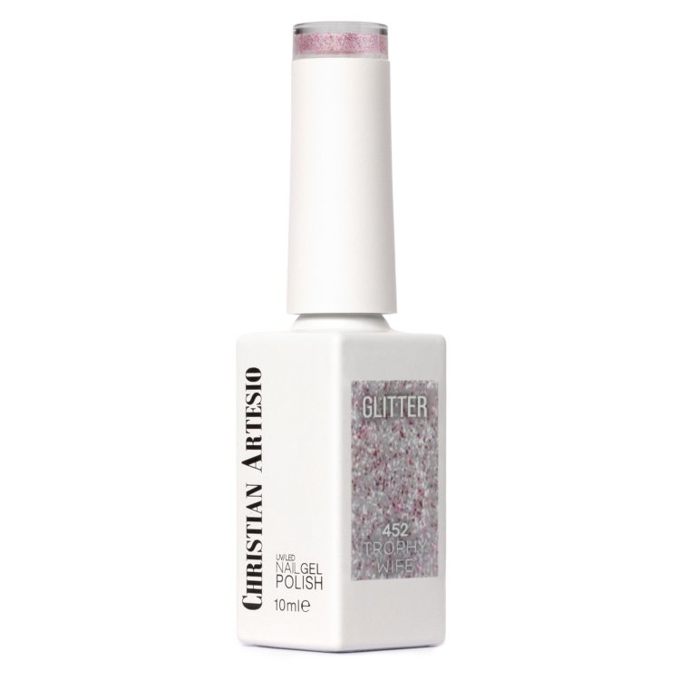 Ημιμόνιμο Βερνίκι Νυχιών Trophy Wife Νο 452 Ροζ Glitter 10ml