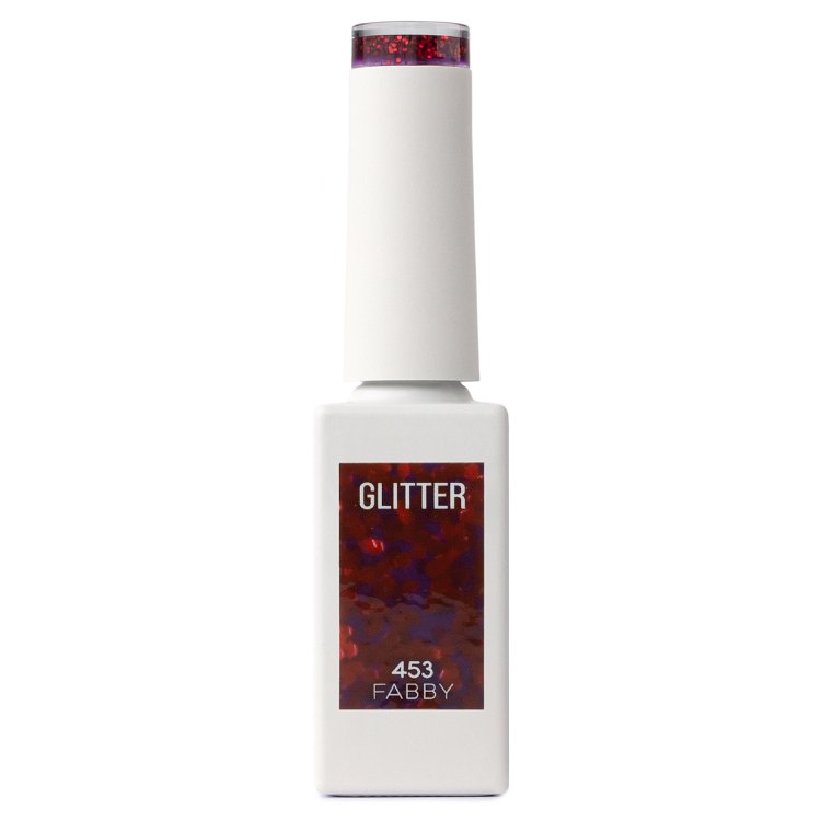 Shellac UV& Led Fabby Νο 453 Rosa Lila Glitter 10ml