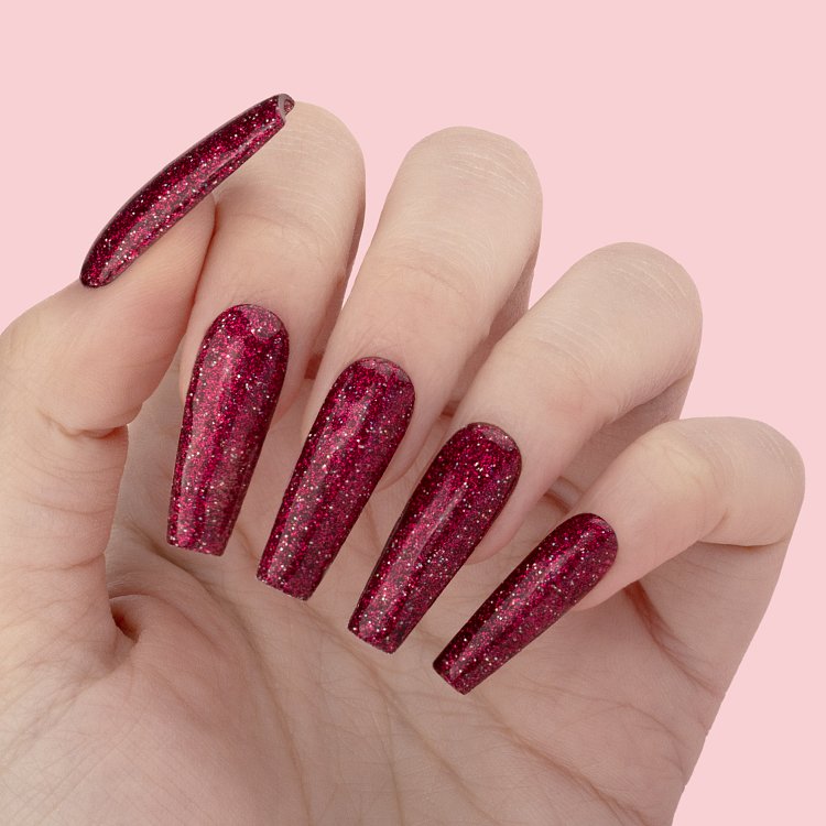Shellac UV& Led All Fired Up Νο 454 Fuchsia Glitter 10ml