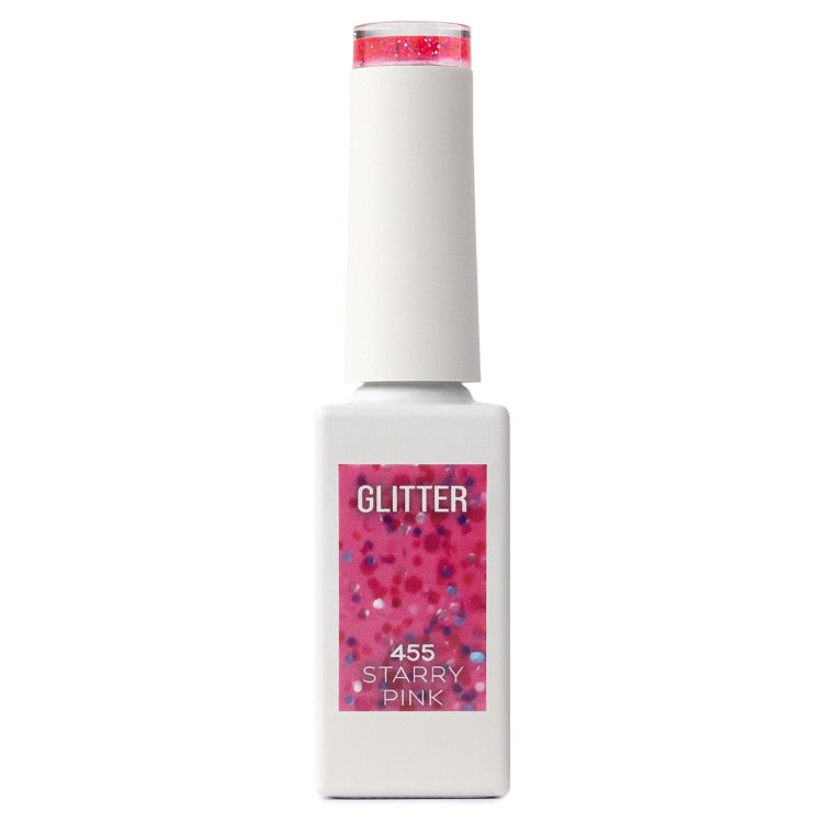 Shellac UV& Led Starry Pink Νο 455 Fuchsia Glitter 10ml