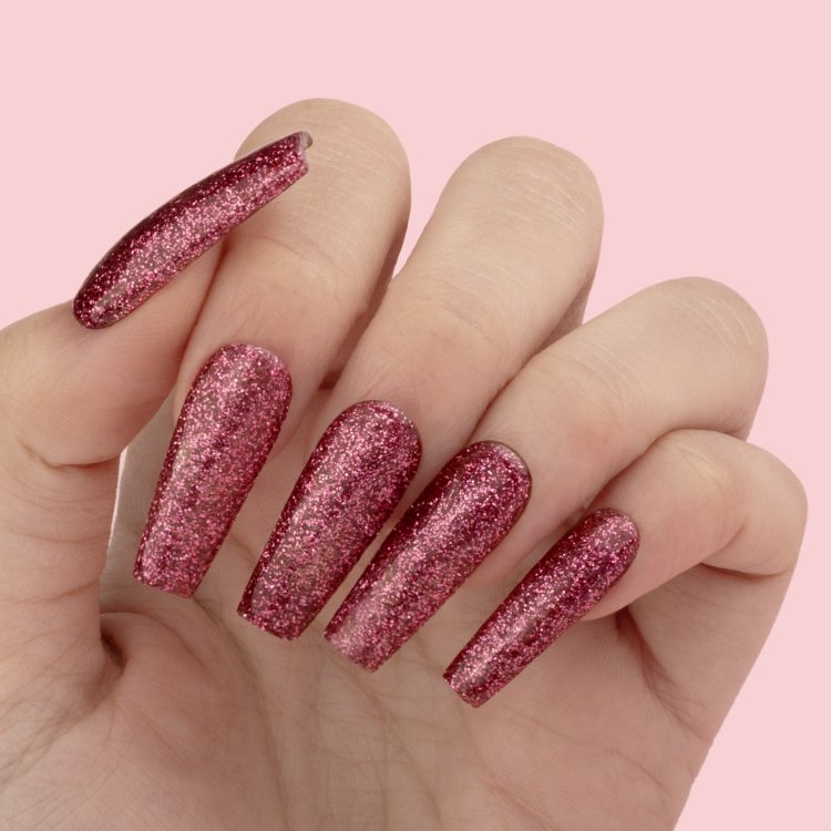 Ημιμόνιμο Βερνίκι Νυχιών All About Pink Νο 456 Ροζ Glitter 10ml