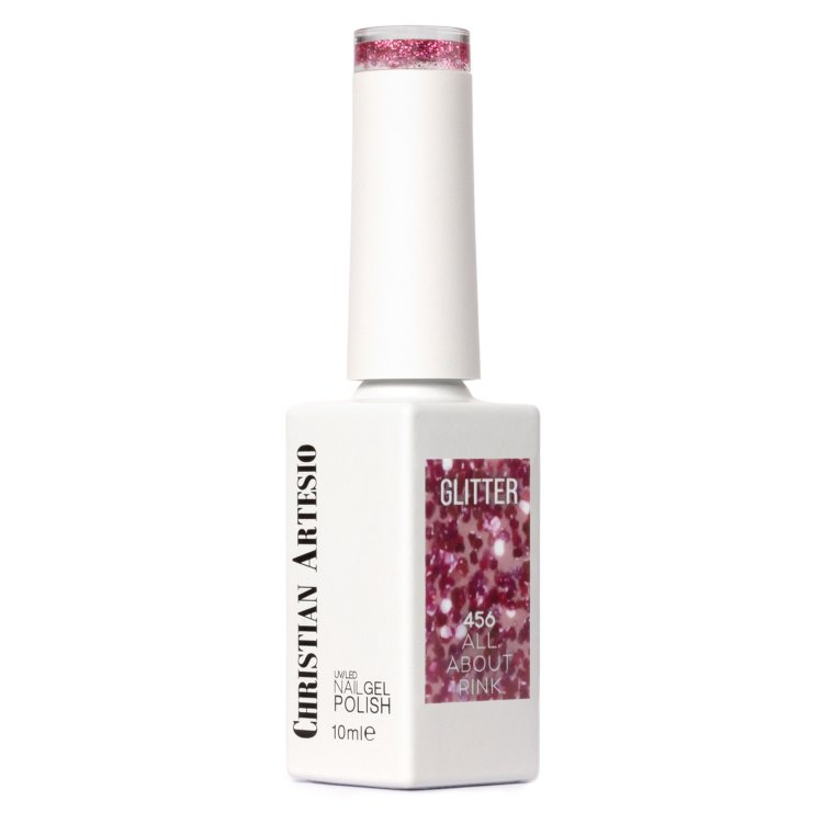 Ημιμόνιμο Βερνίκι Νυχιών All About Pink Νο 456 Ροζ Glitter 10ml