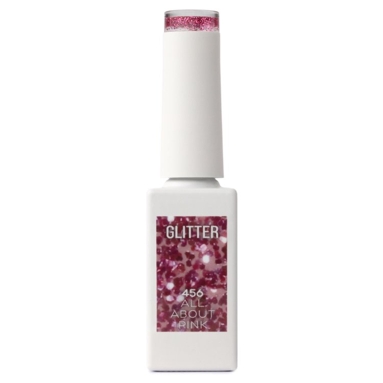 Ημιμόνιμο Βερνίκι Νυχιών All About Pink Νο 456 Ροζ Glitter 10ml