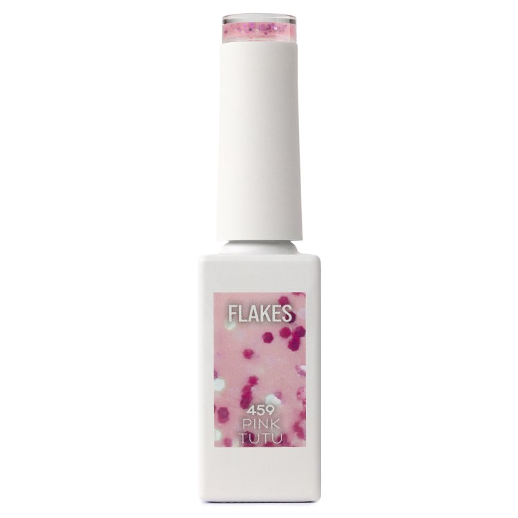 Ημιμόνιμο Βερνίκι Νυχιών Pink Tutu Νο 459 Ροζ Απαλο Παγιέτα Flakes 10ml