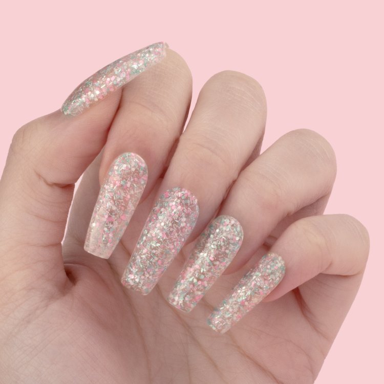 Ημιμόνιμο Βερνίκι Νυχιών Keep Calm Νο 461 Διάφανο Παγιέτα Flakes 10ml