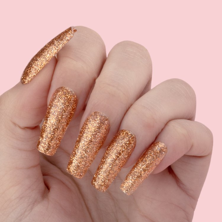 Ημιμόνιμο Βερνίκι Νυχιών Fiery Fanta Νο 467 Πορτοκαλί Glitter 10ml