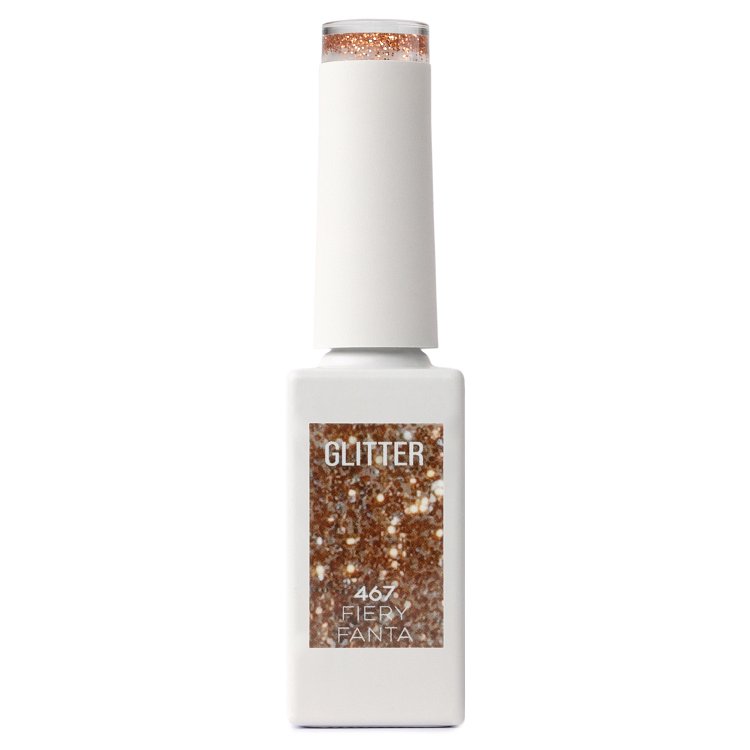 Ημιμόνιμο Βερνίκι Νυχιών Fiery Fanta Νο 467 Πορτοκαλί Glitter 10ml
