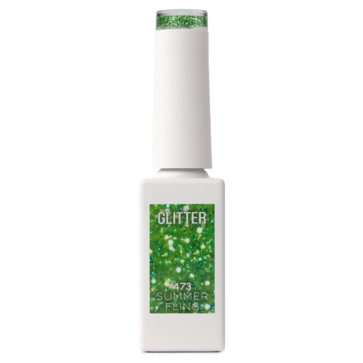 Ημιμόνιμο Βερνίκι Νυχιών Summer Fling Νο 473 Πράσινο Glitter 10ml