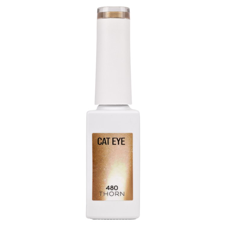 Ημιμόνιμο Βερνίκι Νυχιών Cat Eye Thorn Νο 480 Χρυσό Metallic 10ml