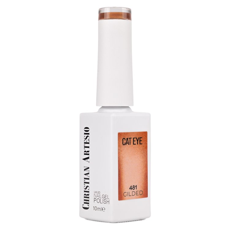 Ημιμόνιμο Βερνίκι Νυχιών Cat Eye Gilded Νο 481 Μπρονζέ Metallic 10ml