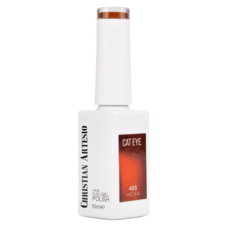 Ημιμόνιμο Βερνίκι Νυχιών Cat Eye Hexa Νο 485 Μπρονζέ Metallic 10ml