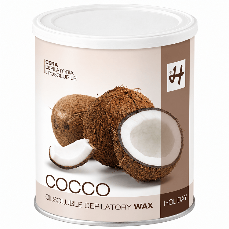 Holiday Κερί Αποτρίχωσης Καρύδα – Δοχείο 800ml