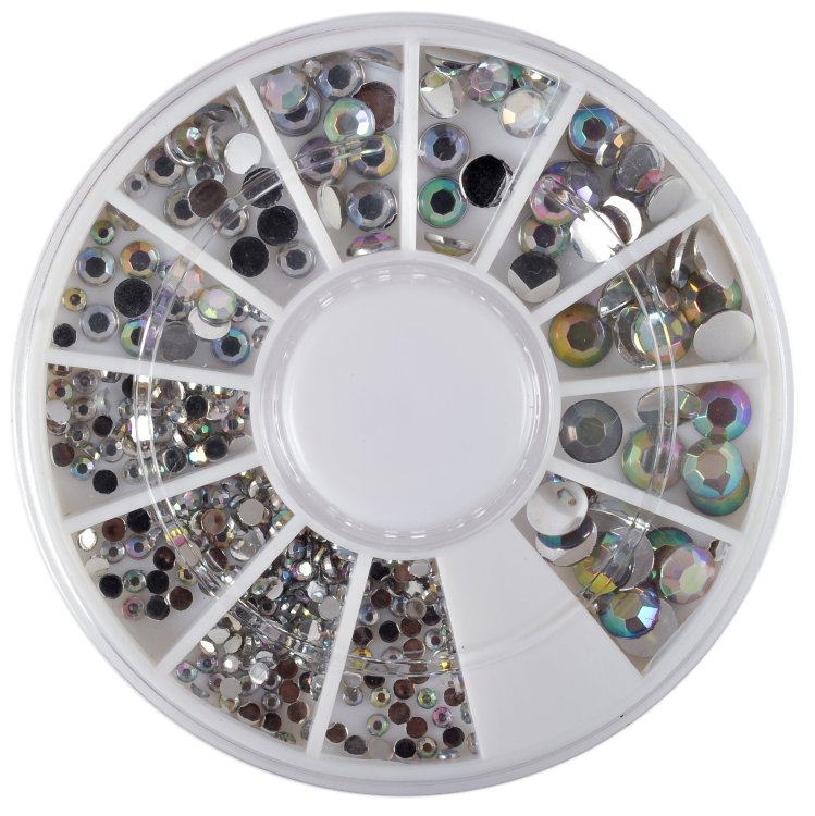 Στρας Λευκό Ιριδίζον 380τμχ