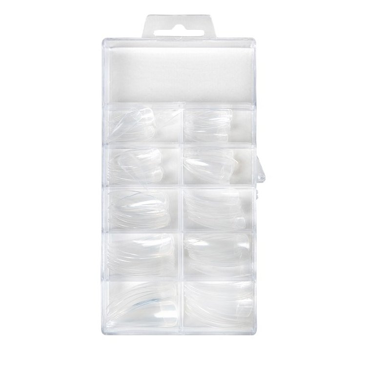 Nail Tips Crystal Clear Stiletto 100pcs