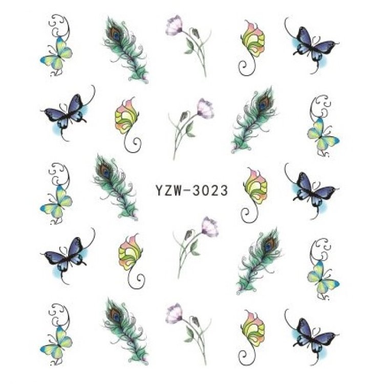 Αυτοκόλλητα Νυχιών Νερού