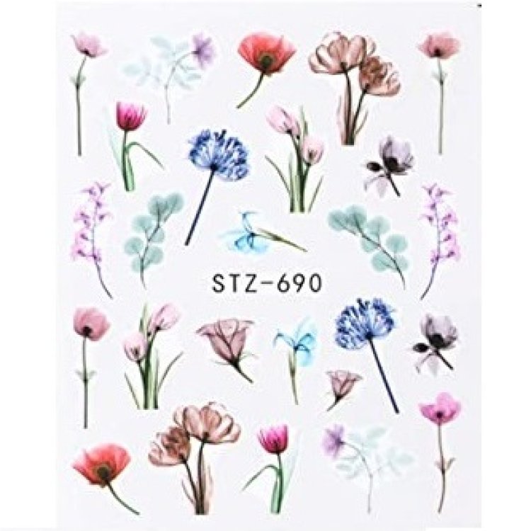 Αυτοκόλλητα Νυχιών Νερού