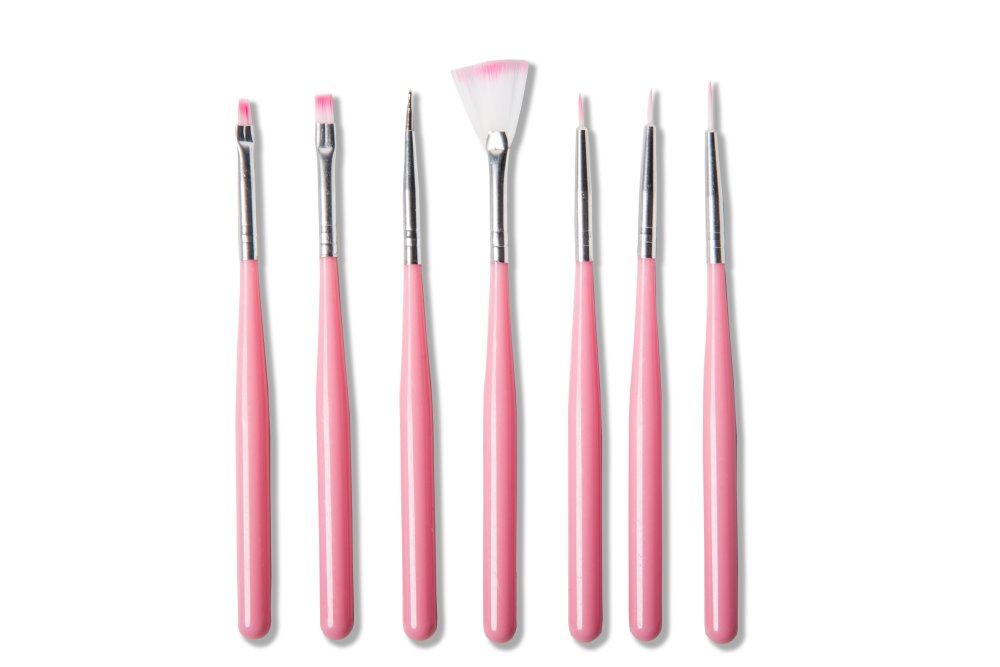 Πινέλα Νυχιών Nail Art Σετ 7τμχ