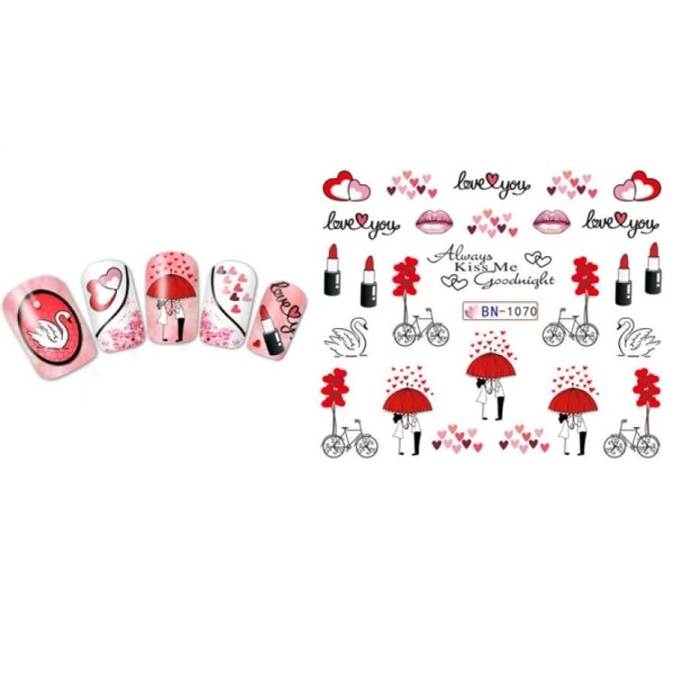 Αυτοκόλλητα Νυχιών Νερού