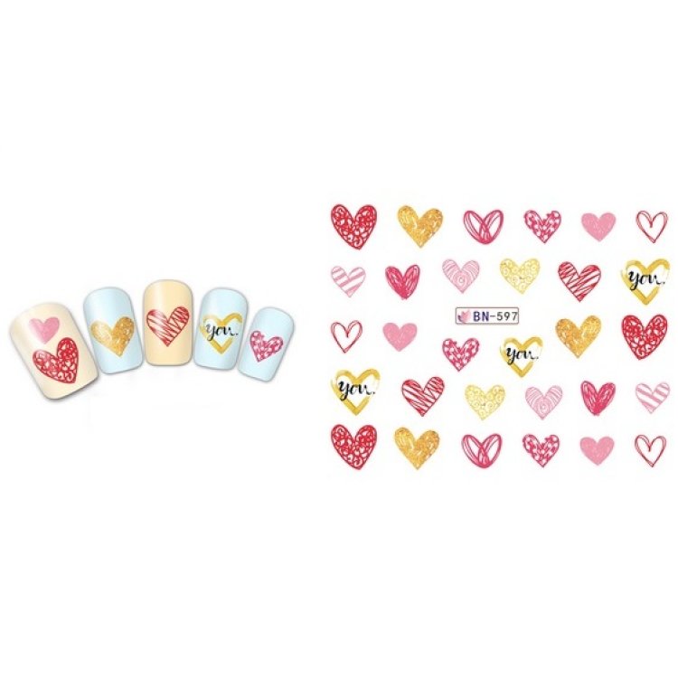 Αυτοκόλλητα Νυχιών Νερού