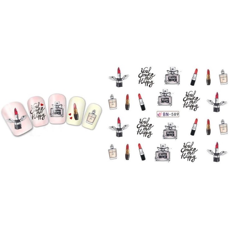 Αυτοκόλλητα Νυχιών Νερού