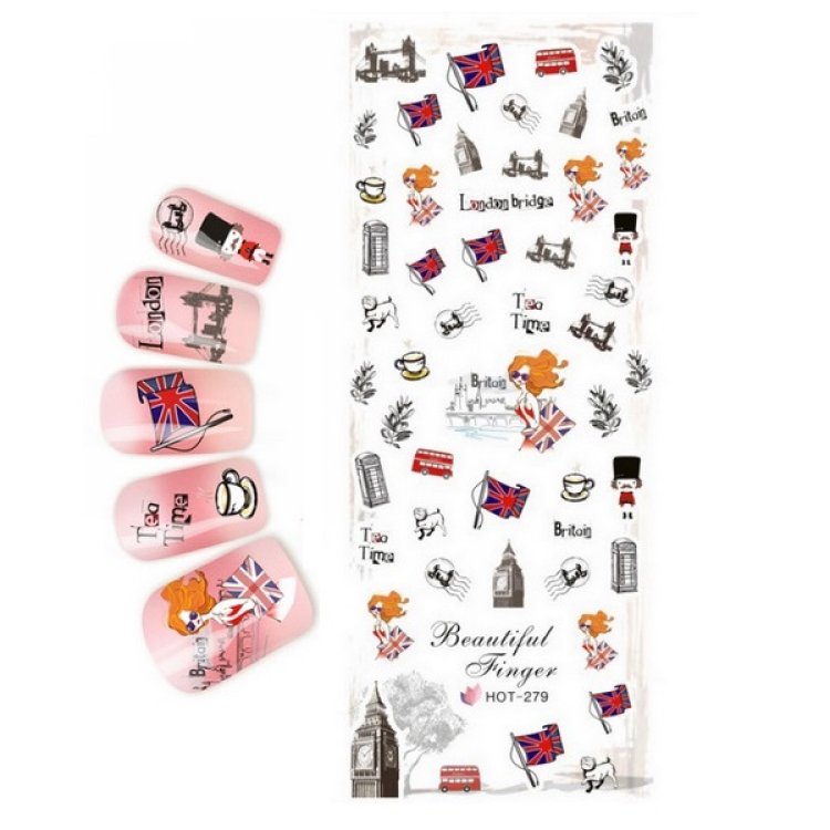 Αυτοκόλλητα Νυχιών Νερού