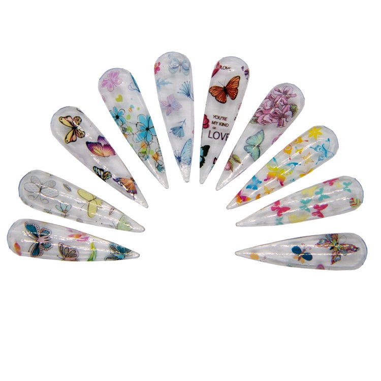 Foil Νυχιών Σετ 10τμχ