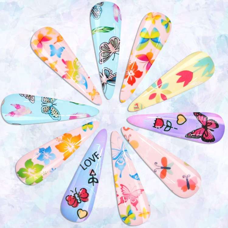 Foil Νυχιών Σετ 10τμχ