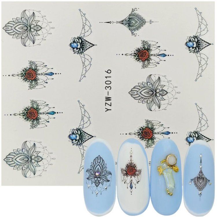 Αυτοκόλλητα Νυχιών Νερού