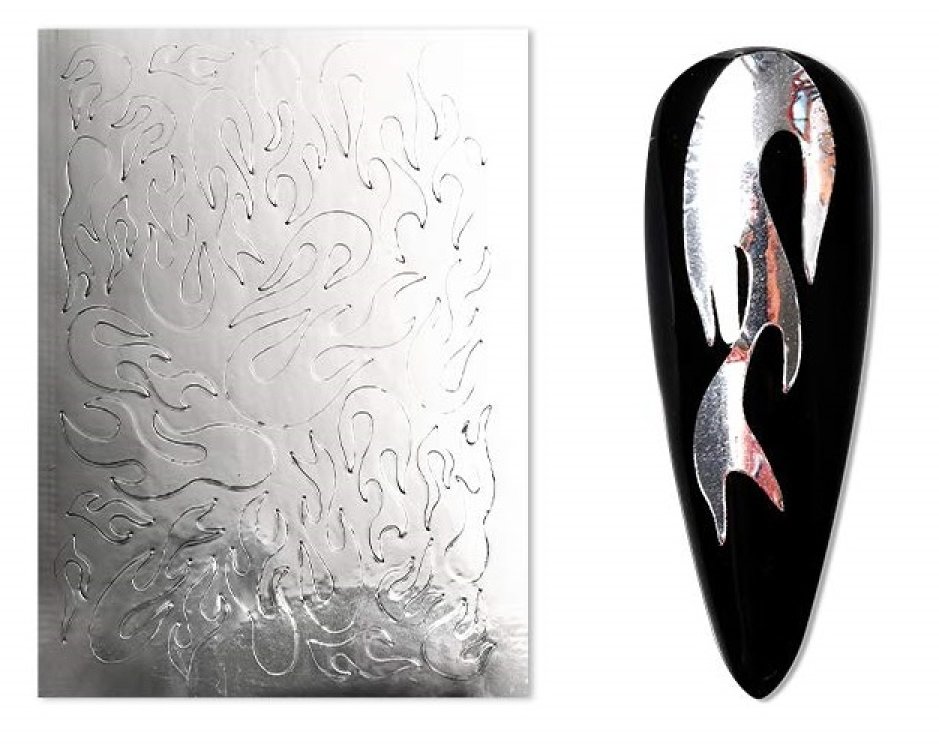 Αυτοκόλλητα Νυχιών Φλόγα