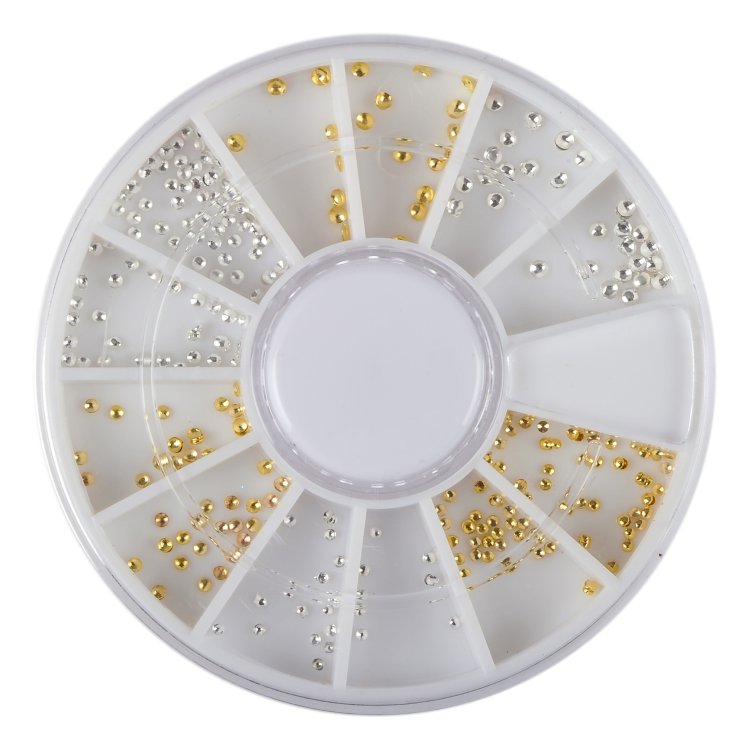 Μεταλλικά Διακοσμητικά Χρυσό-Ασημί 420τμχ