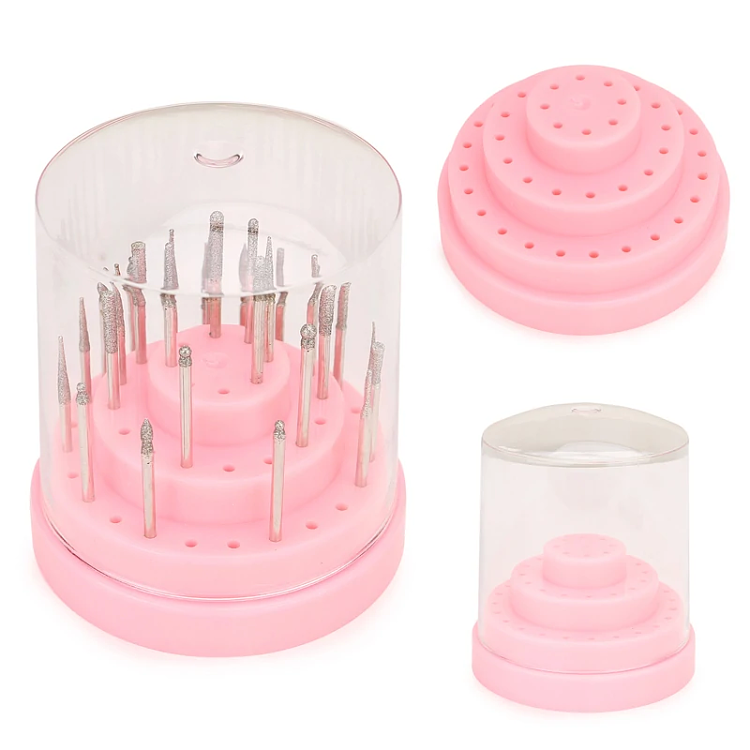 Nail Drill bits Storage Case 48pcs