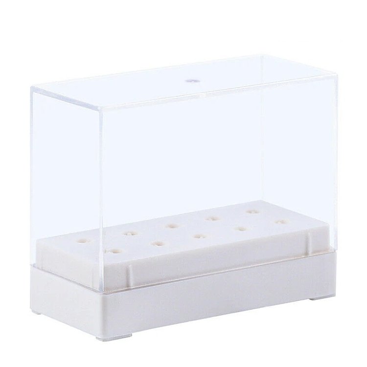 Nail Drill bits Storage Case 10pcs