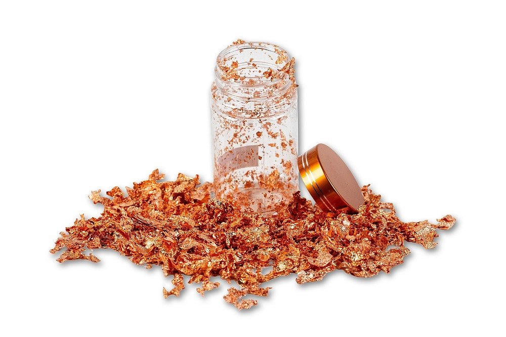 Nail Art Bronze leaves