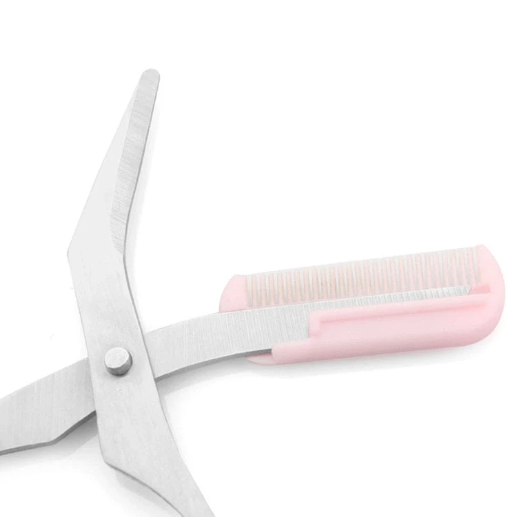 Augenbrauen-Trimmer mit Kamm, rosa