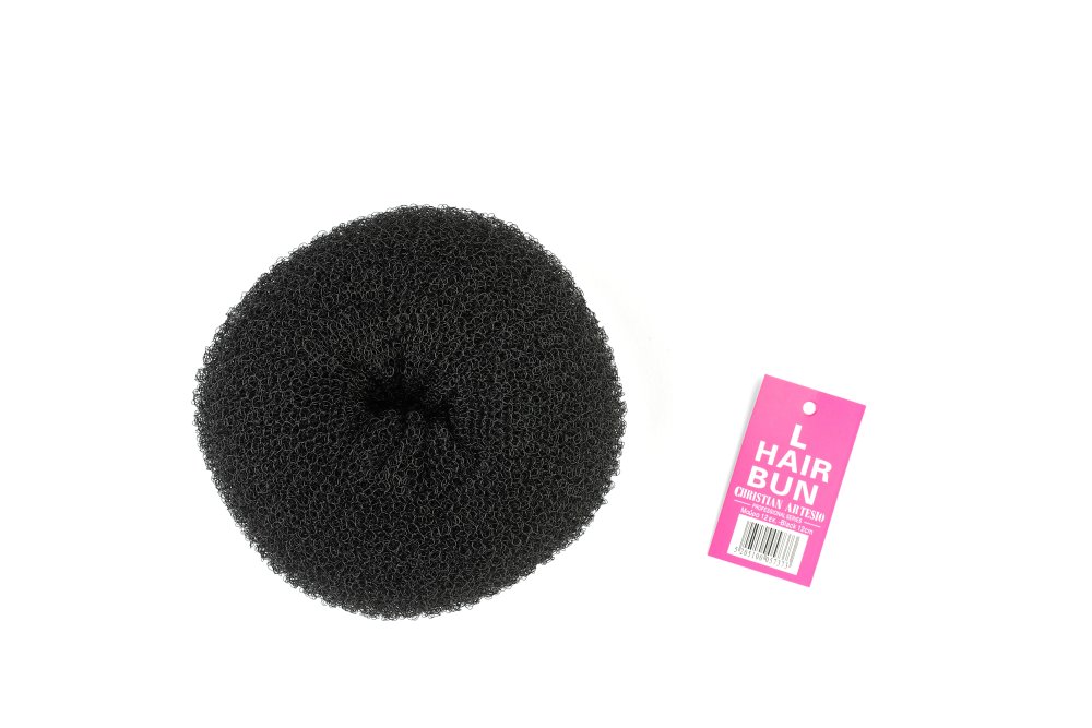 Μπομπάρι Μαλλιών 12cm L Μαύρο